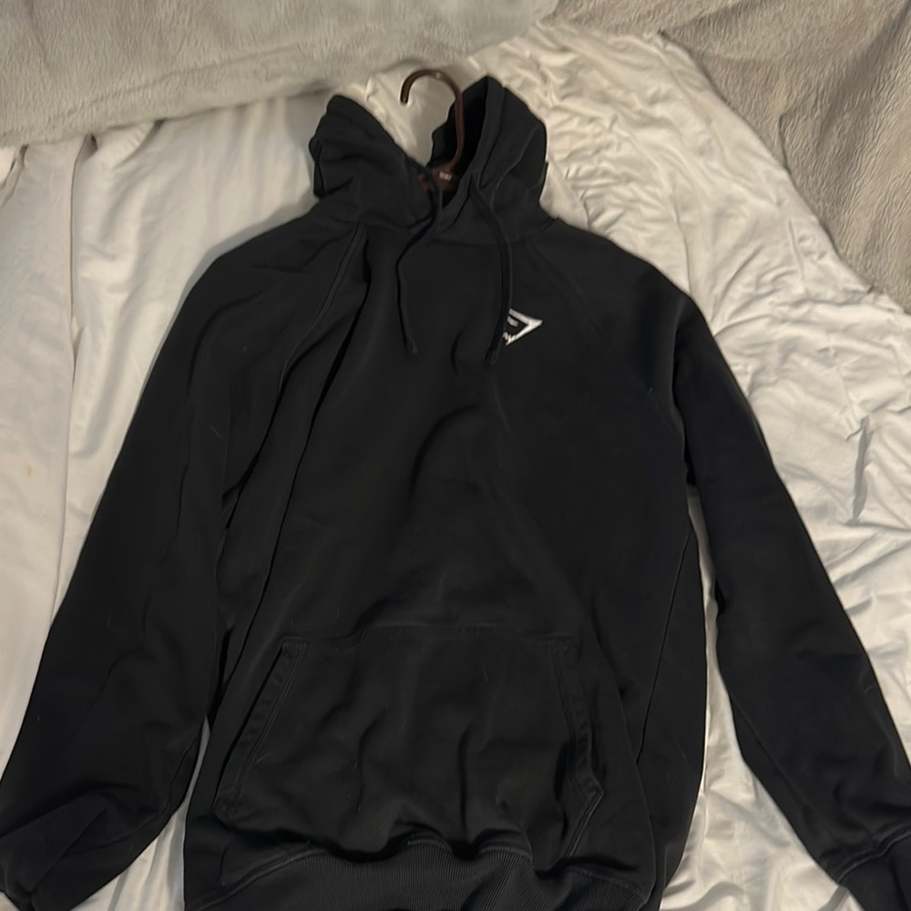 Gymshark Charcoal Hoodie with Logo